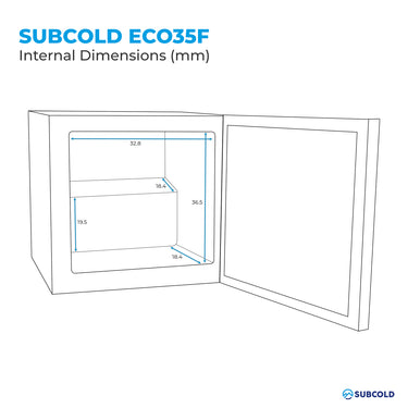 Subcold Eco35F Mini Freezer - White | Refurbished